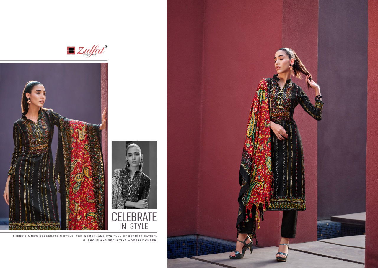 Zulfat Inteha Fancy Festive Wear Wholesale Ready Made Suit Collection